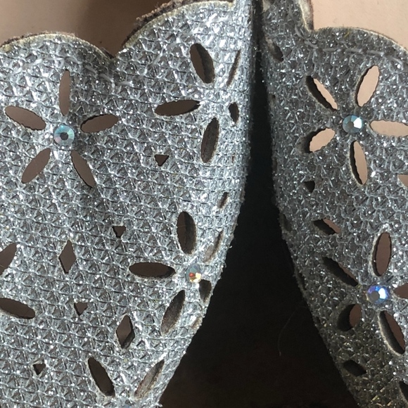 Rouge Helium Silver Gemstone Flats 8.5 - Picture 3 of 7